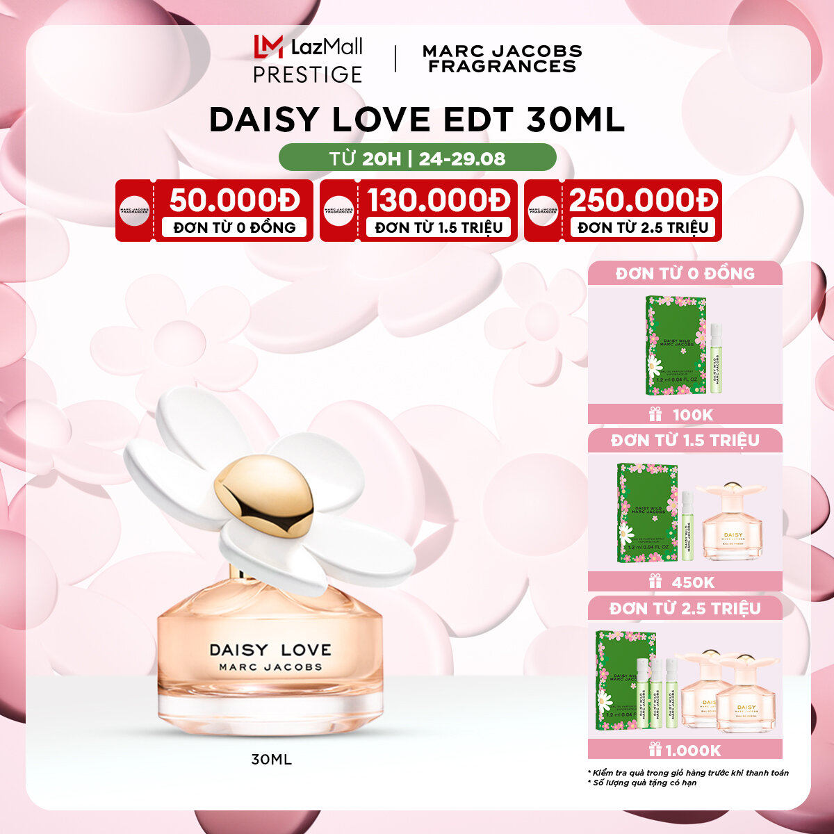 Nước hoa nữ marc jacobs daisy love edt 30ml
