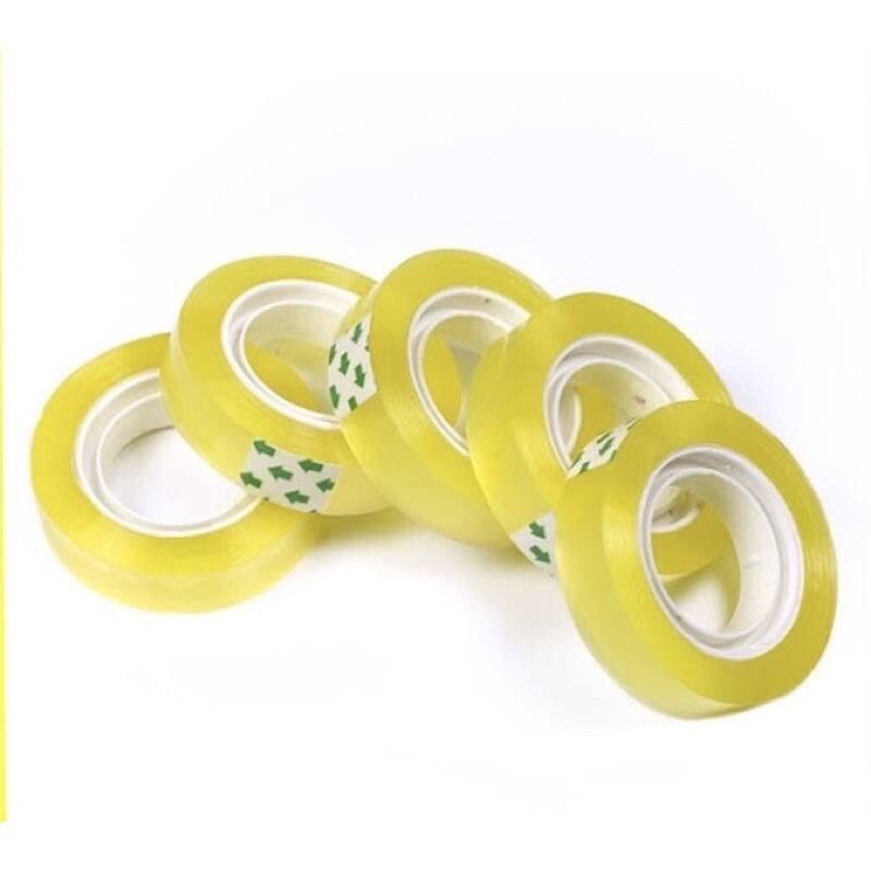 Băng keo văn phòng, băng dính cuộn nhỏ 1.2cm