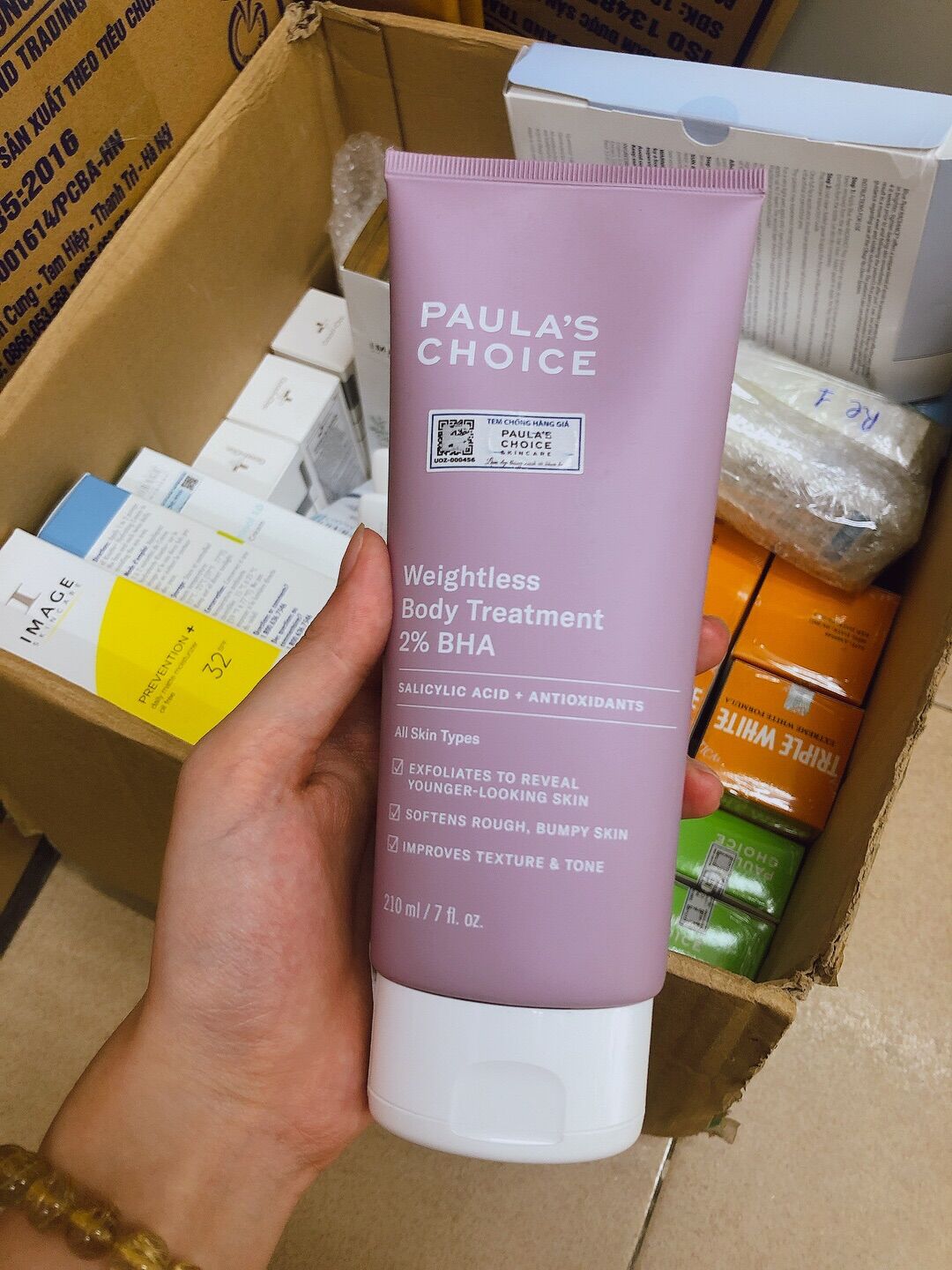 Bha2% body paulachoice tem mác đầy đủ