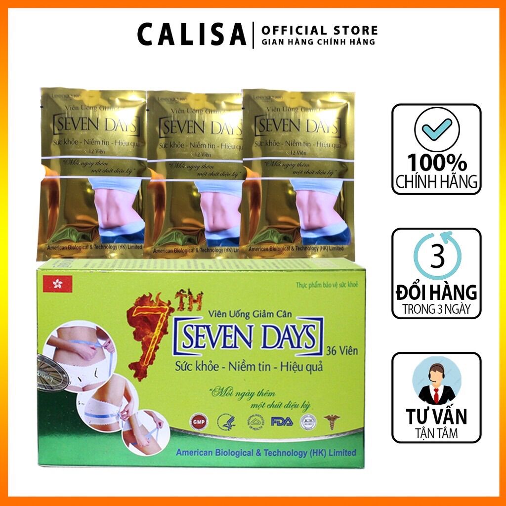 Viên uống giảm cân Sevenday hiệu quả an toàn cho chị em phụ nữ
