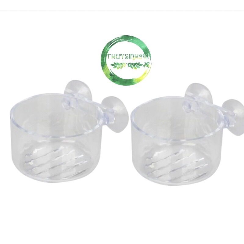 Cốc đựng trùng chỉ Arcrylic - đựng thức ăn cho cá