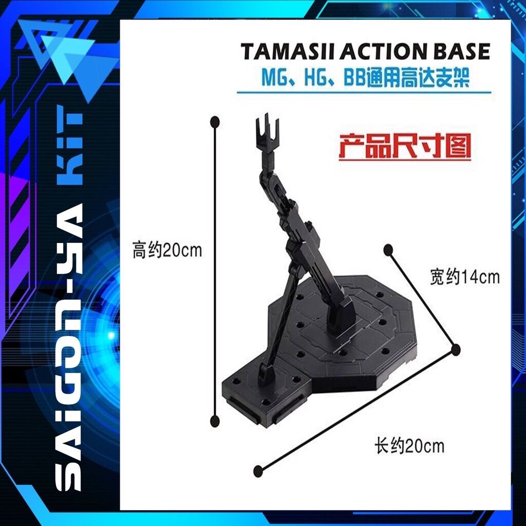 Đế action base để trưng gundam dành cho rg, hg, sd.
