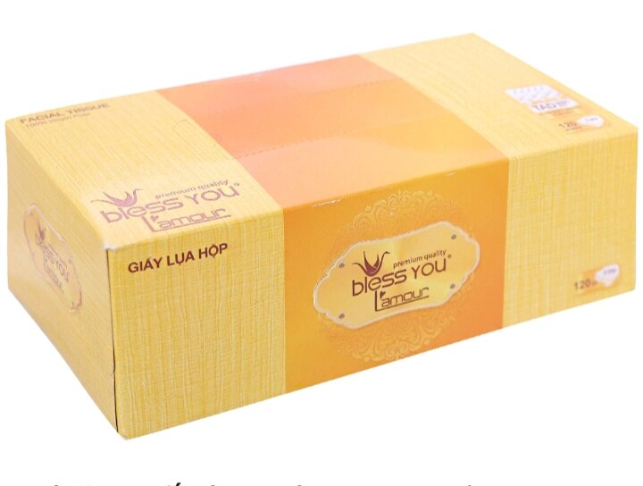 Thùng ( 60 Hộp)  Khăn Hộp BLESS YOU LAMOUR 120 tờ