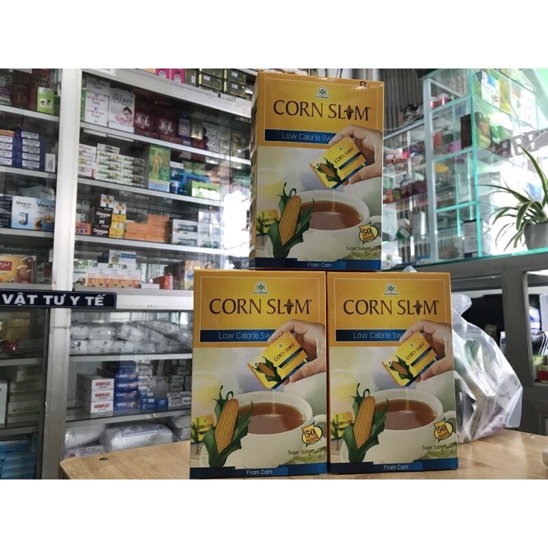ĐƯỜNG BẮP ĂN KIÊNG CORN SLIM HỘP 50 GÓI