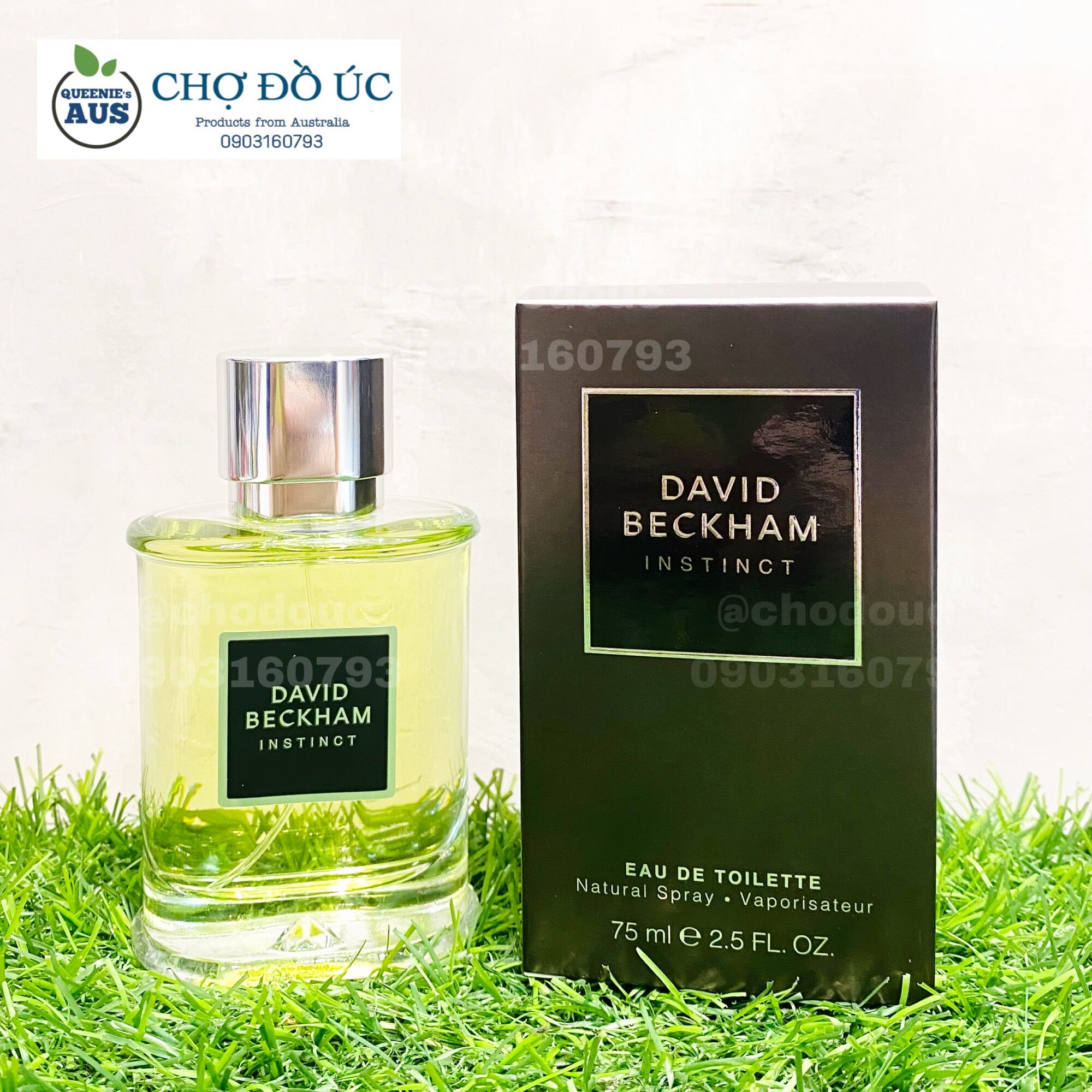 Nước hoa nam David Beckham INSTINCT - ESSENCE - EDT 75ml - nhập Úc tem Chemist