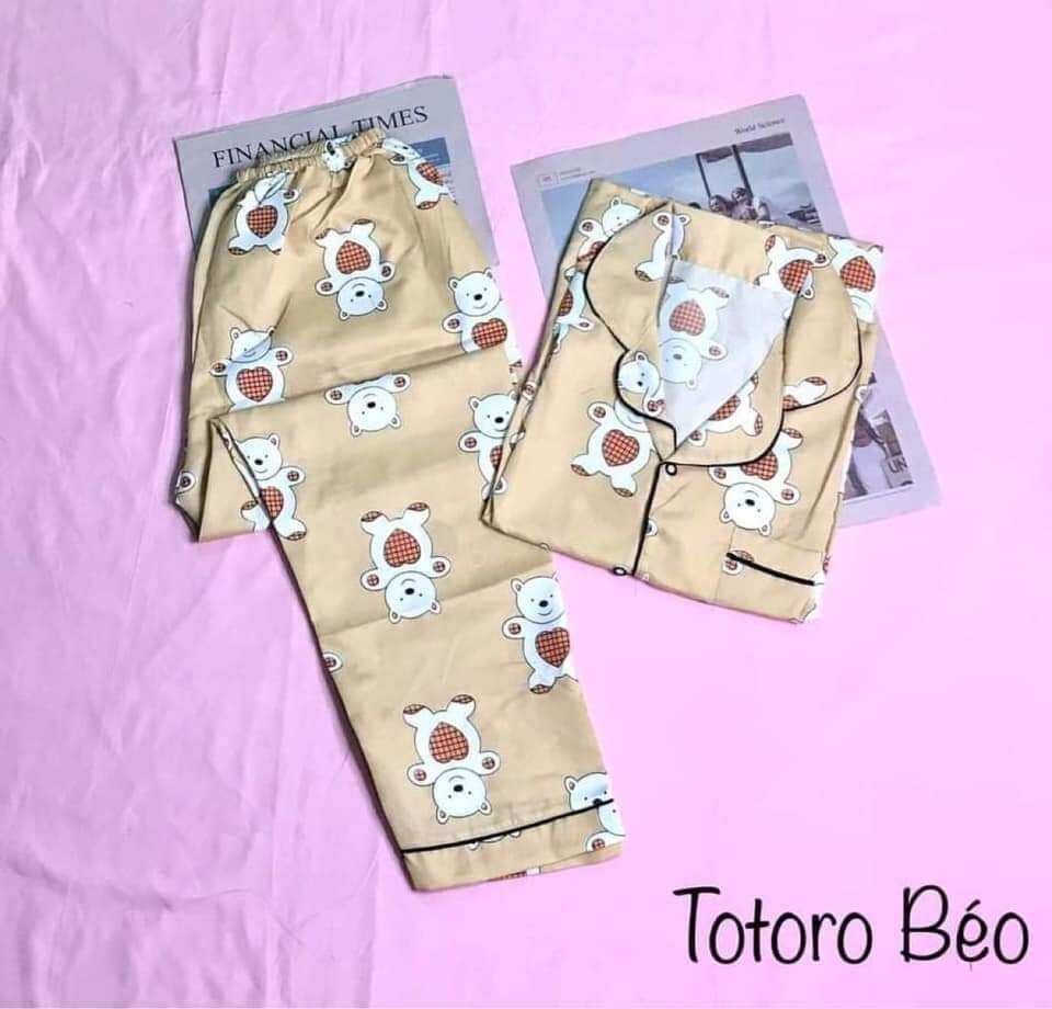 Bộ Pajama Tay dai Quần Dài Freesize ( IB chọn mẫu)