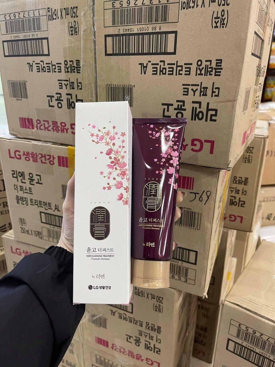 Dầu gội thảo dược LG hàn quốc kích thích mọc tóc