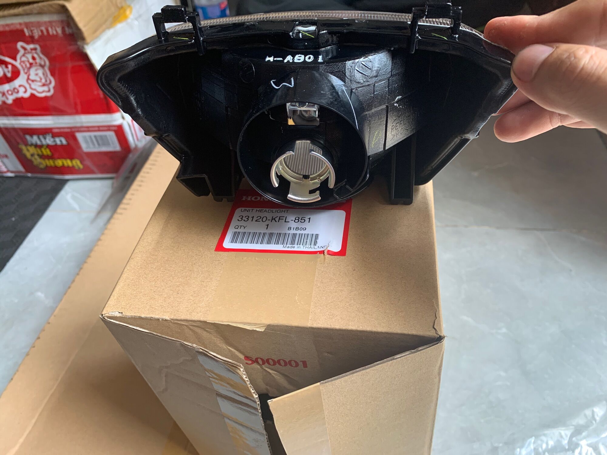 Pha đèn trước wave thái 110 honda