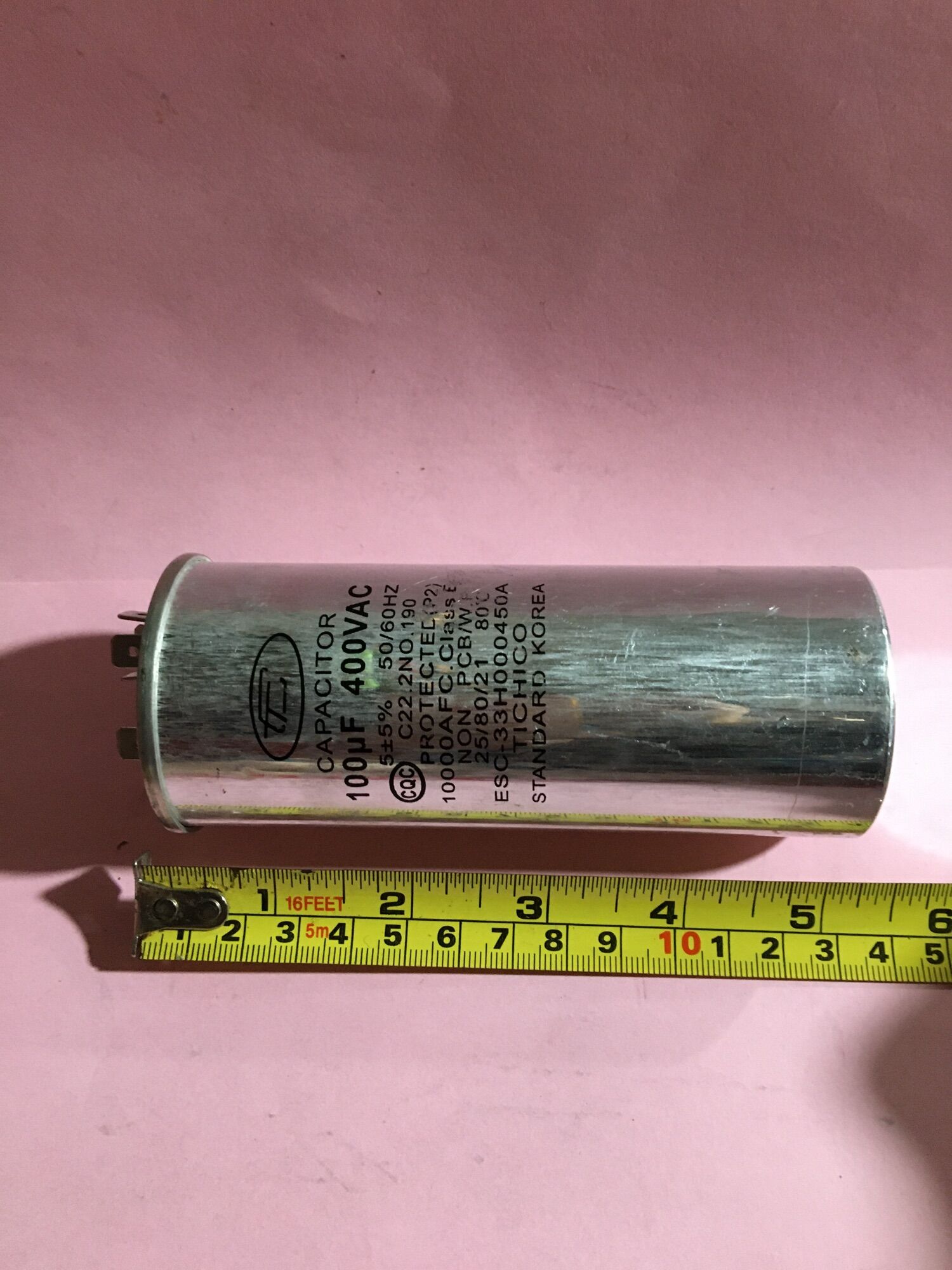 Tụ dầu ngâm 100uf 400v