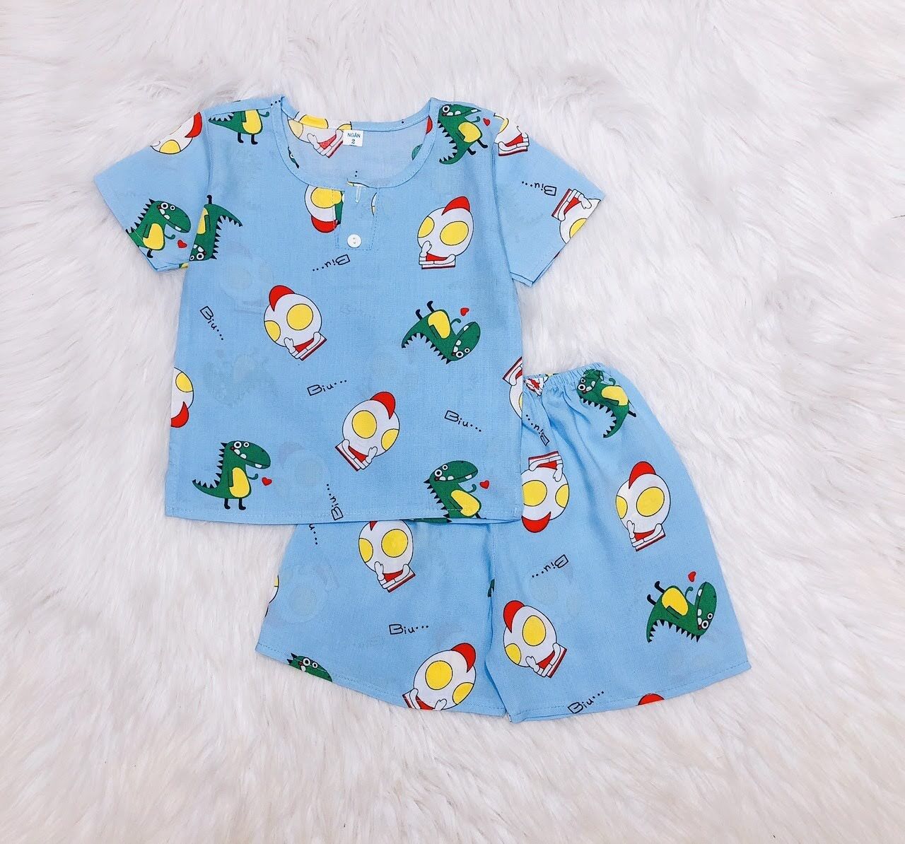 Bộ tole lanh bé trai size 5 (11 - 12kg)