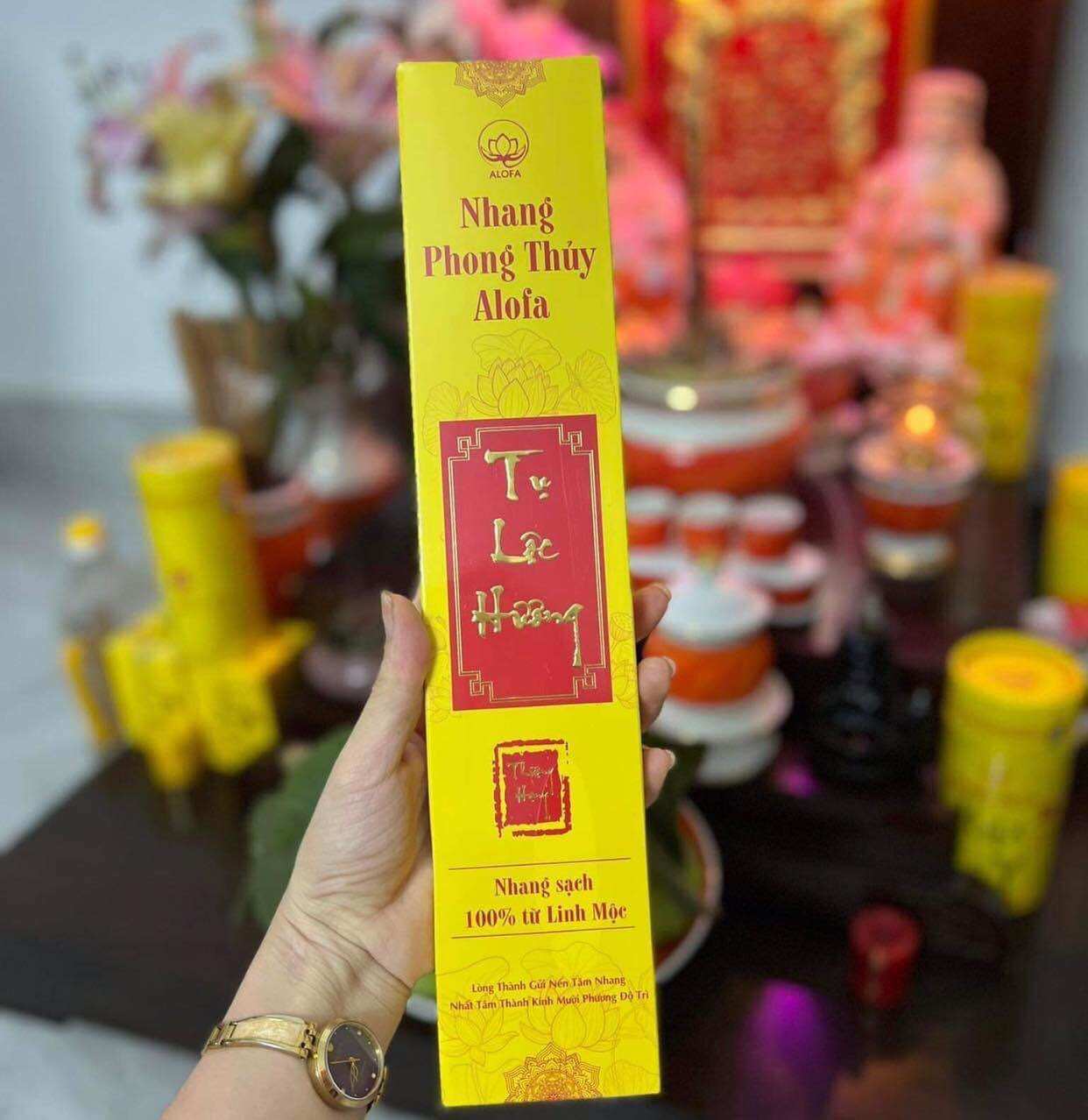 Nhang sạch Tụ Lộc Hương 89 cây, Nhang Alofa