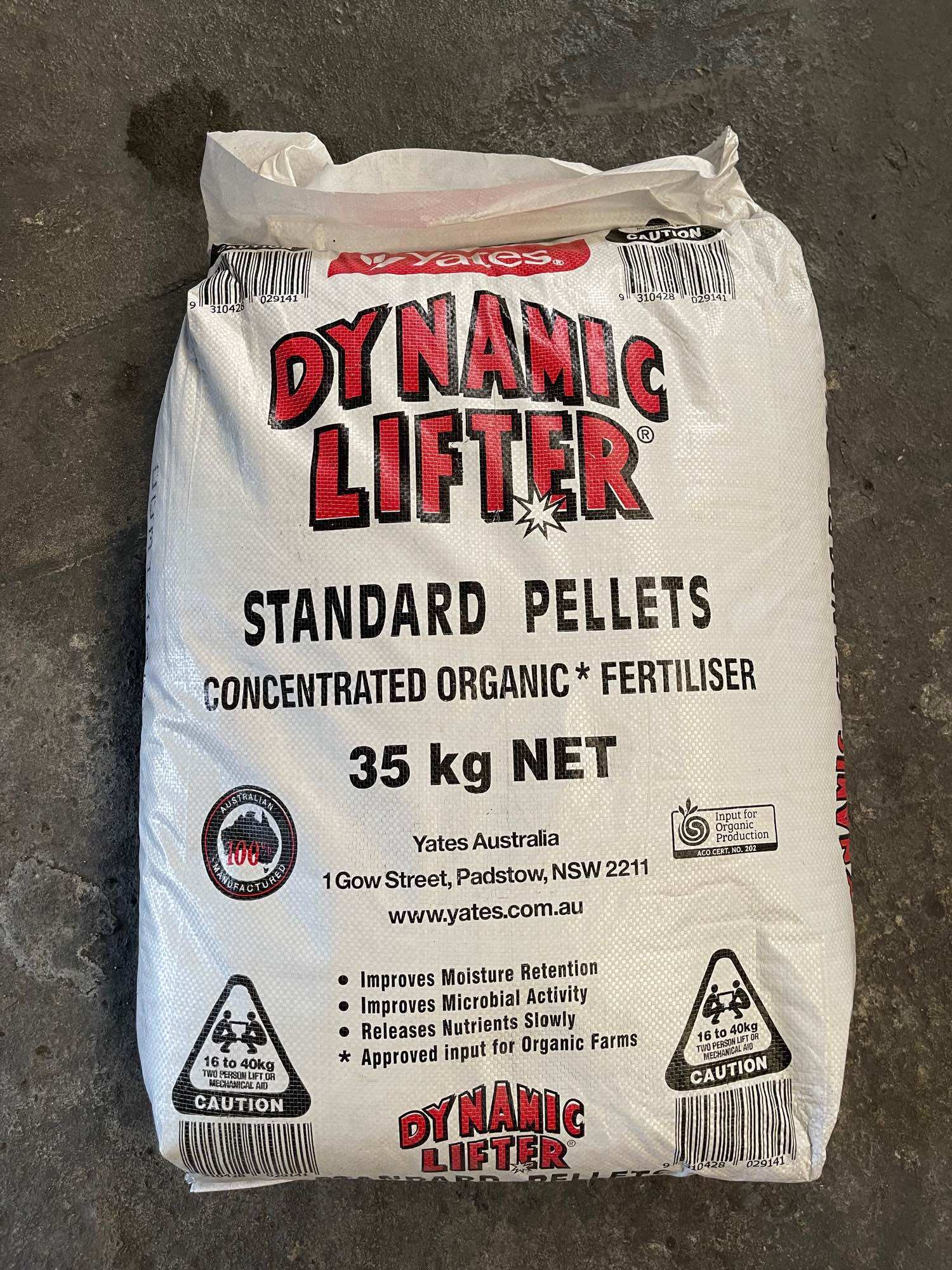 Phân Hữu Cơ Viên Nén Dynamic Lifter Úc chia lẻ 1Kg