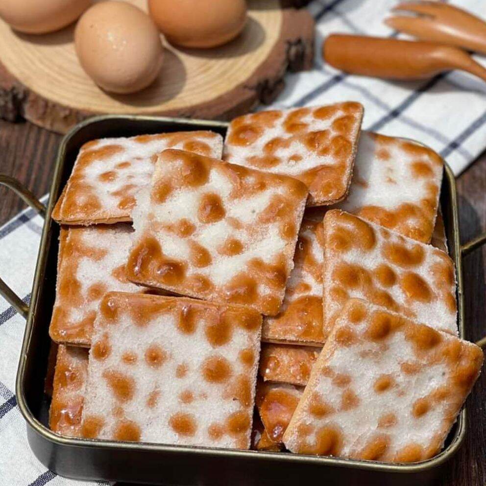 Bánh lạt đường vuông 1kg (Bánh tuổi thơ)