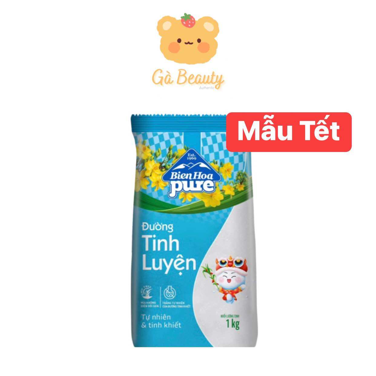 Đường Tinh Luyện Biên Hoà Pure Bịch 1kg