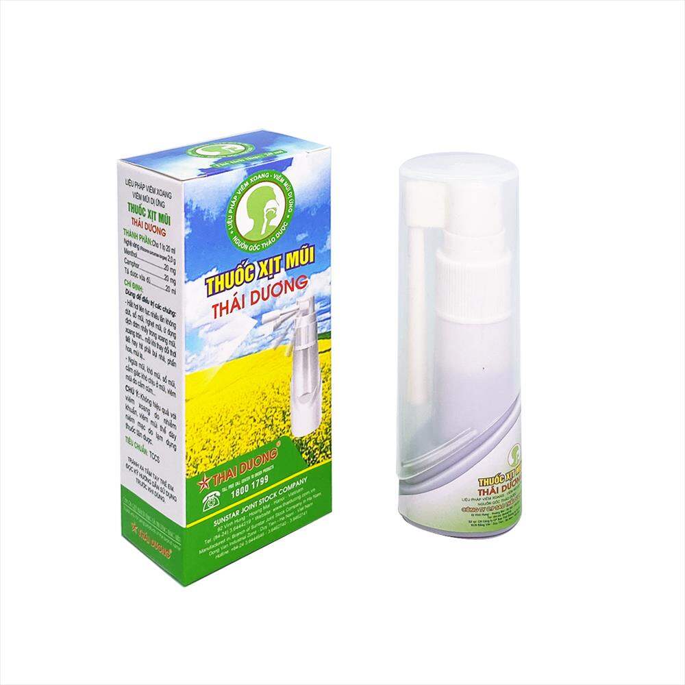 Xịt mũi họng Thái Dương chai 20ml