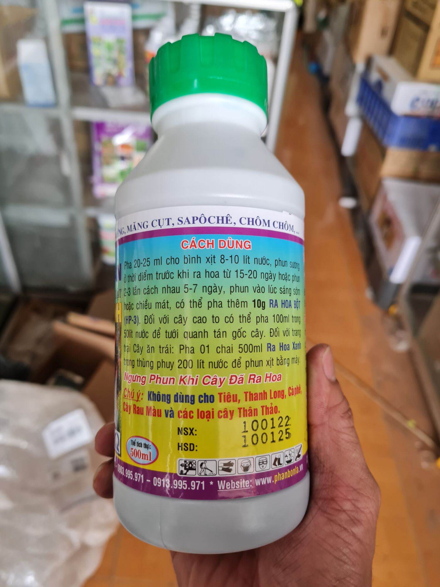 RA HOA XANH (chặn đọt)500ml