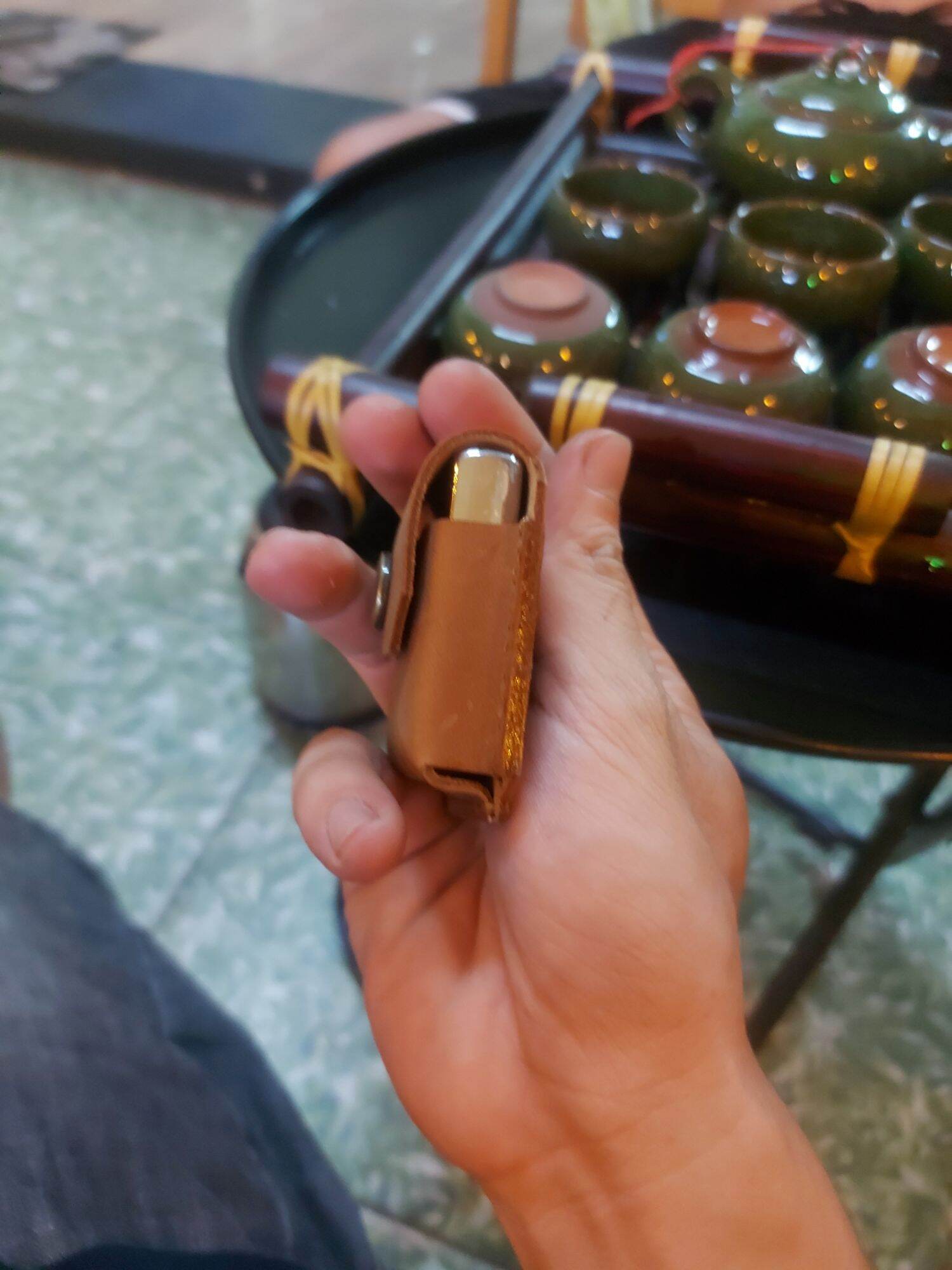 Bao da Zippo ( 100 % da bò thật )
