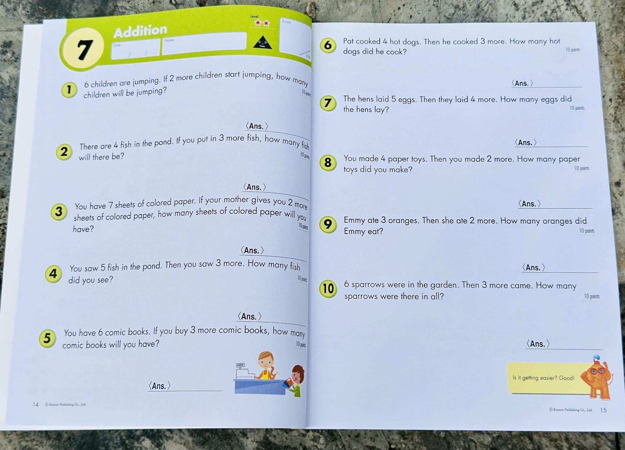 Toán kumon 9 cuốn