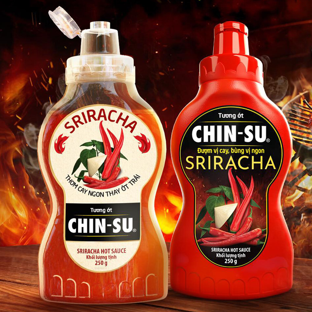 Tương ớt Sriracha 250gr Chinsu đượm vị cay thay ớt trái