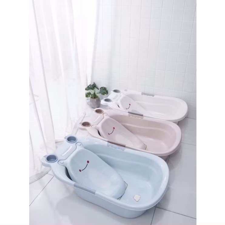 Chậu Tắm Cao CấpChậu Tắm Ếch Đáng Yêu Cho Bé Nhựa PP An Toàn Có Van thoát nướcnhiều màu tiện lợi 🧡🧡🧡