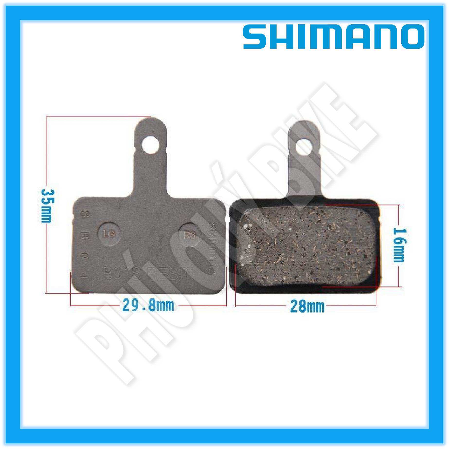 Bố Thắng Đĩa Xe Đạp SHIMANO B01S Resin
