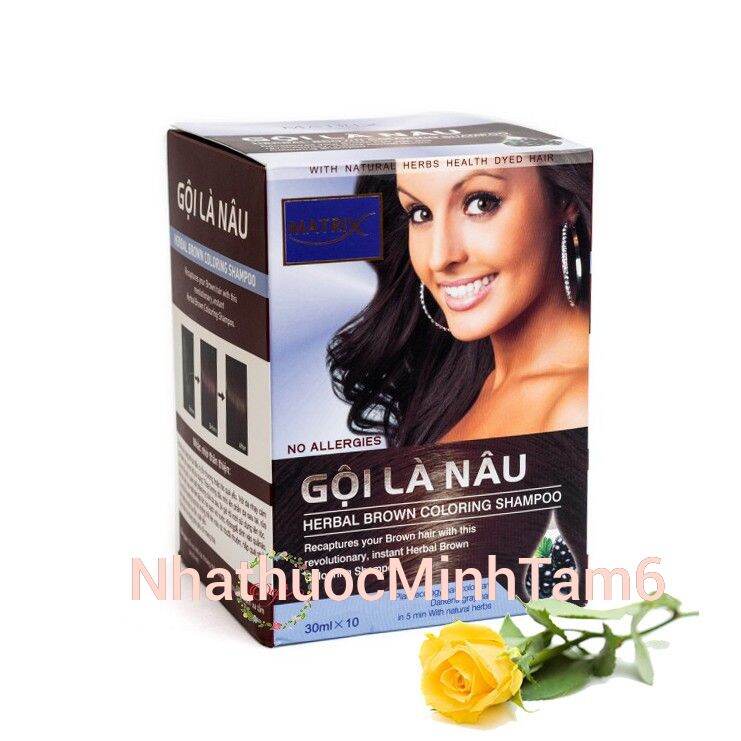 Dầu gội matrix - gội là nâu