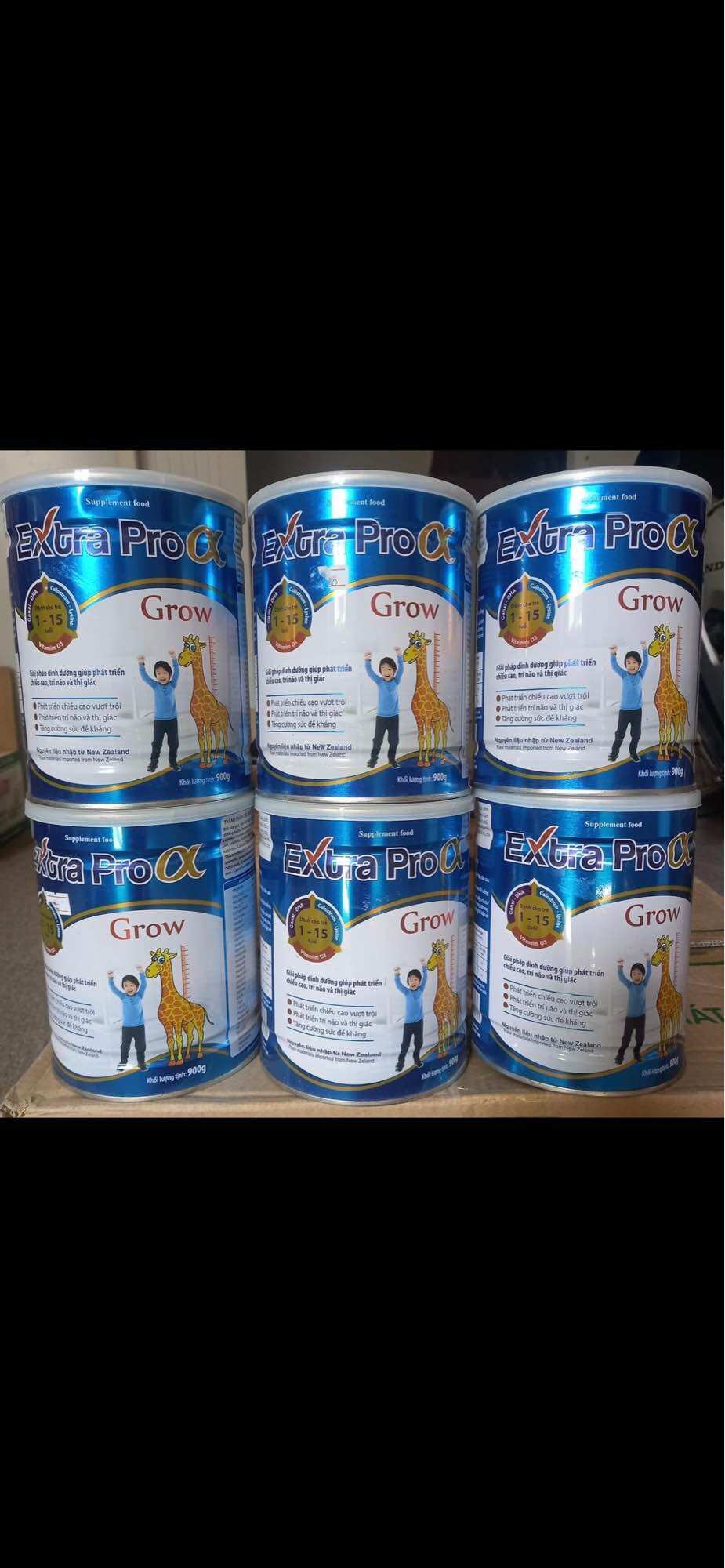 Sữa tăng cân chiều cao hạn từ 6 tháng tới 1 năm lon 900g
