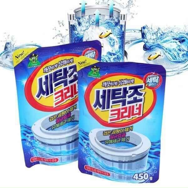 Bột tẩy rửa vệ sinh lồng máy giặt hàn quốc 450g