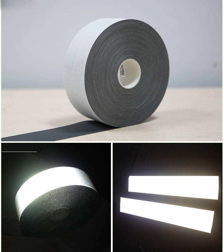 Vải phản quang màu xám 100cm*100cm