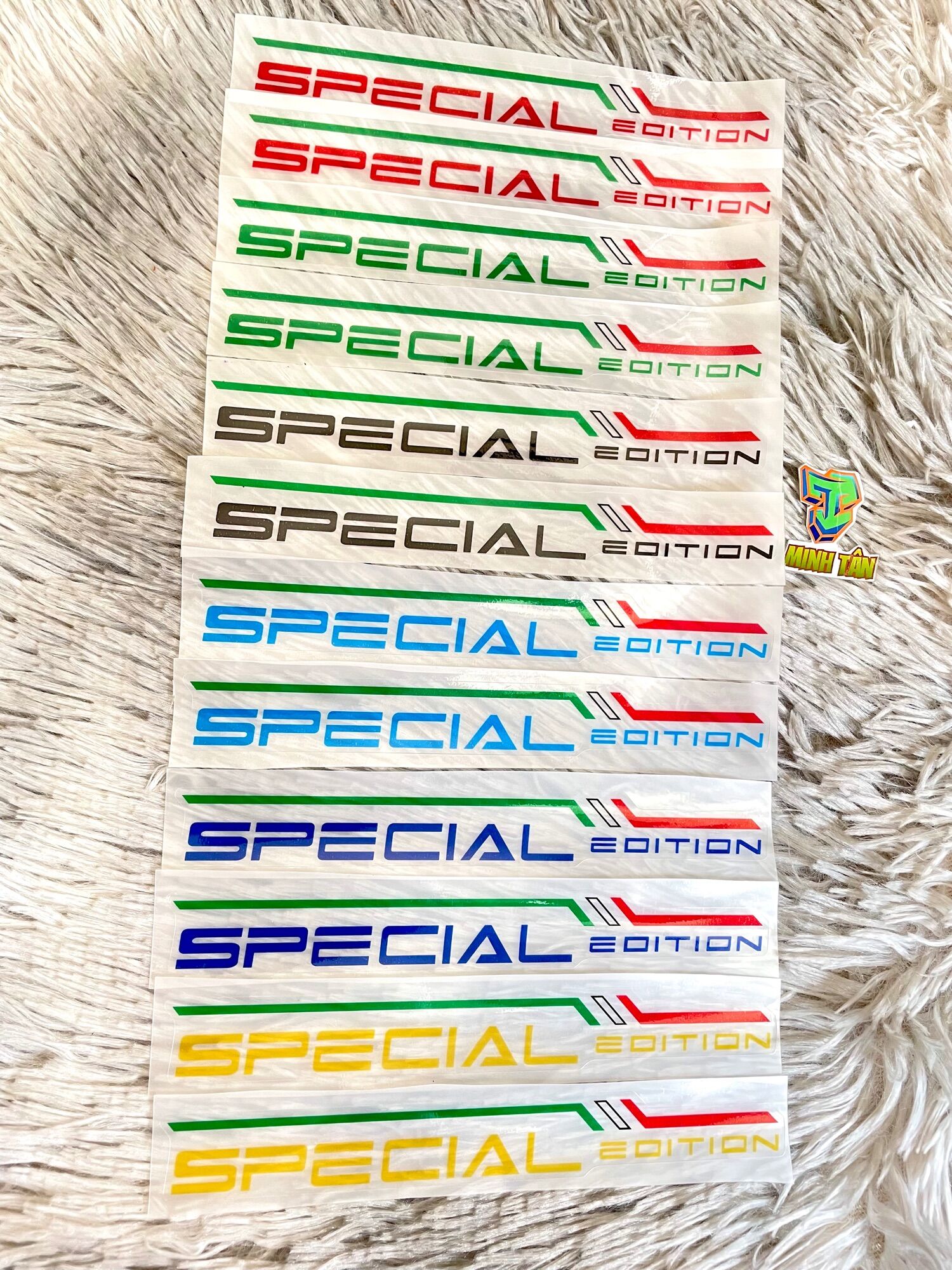 Tem Special Edition nhiều màu sắc nền trong sắc nét