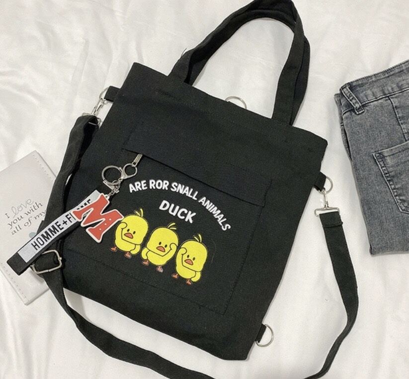 Tote đeo 2 kiểu _ 3 con vịt