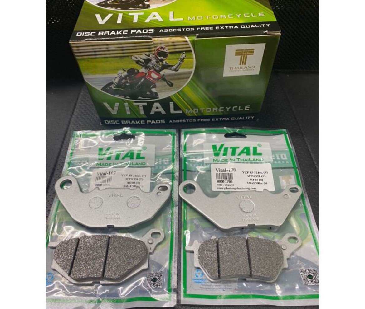 Má phanh, bố thắng yamaha r3 mt03 chính hãng vital thái lan