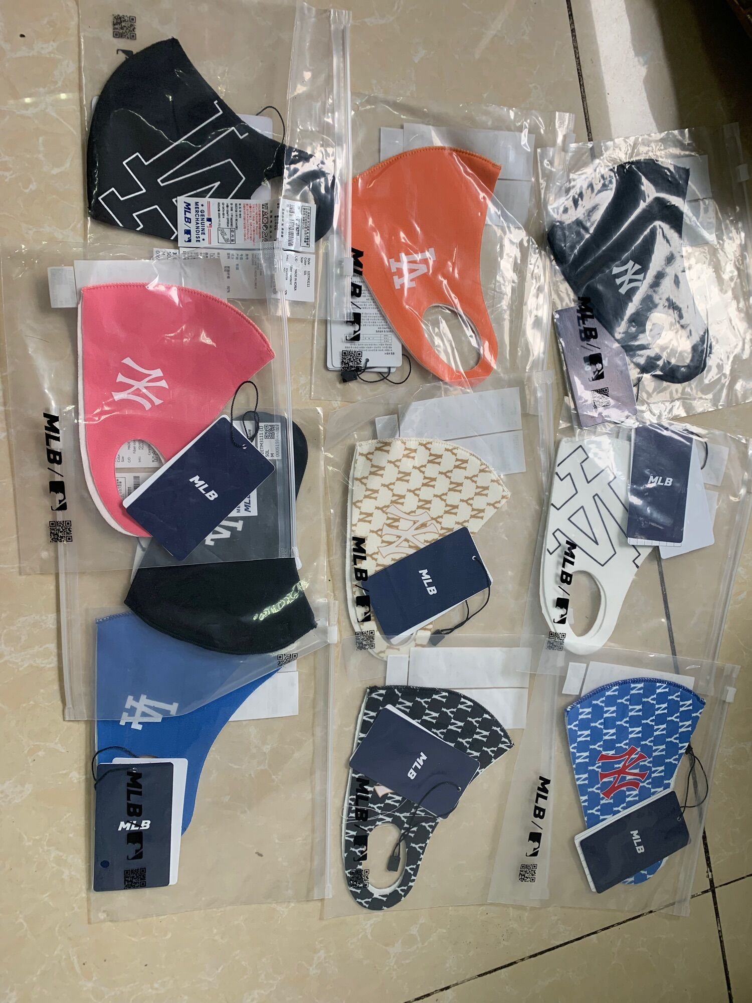 Khẩu trang mlb la ny cao cấp hàng full tag