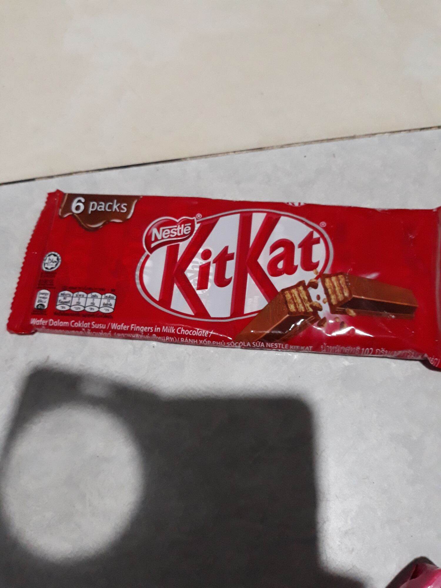 Kitkat socola gói 6 thanh 102 gram