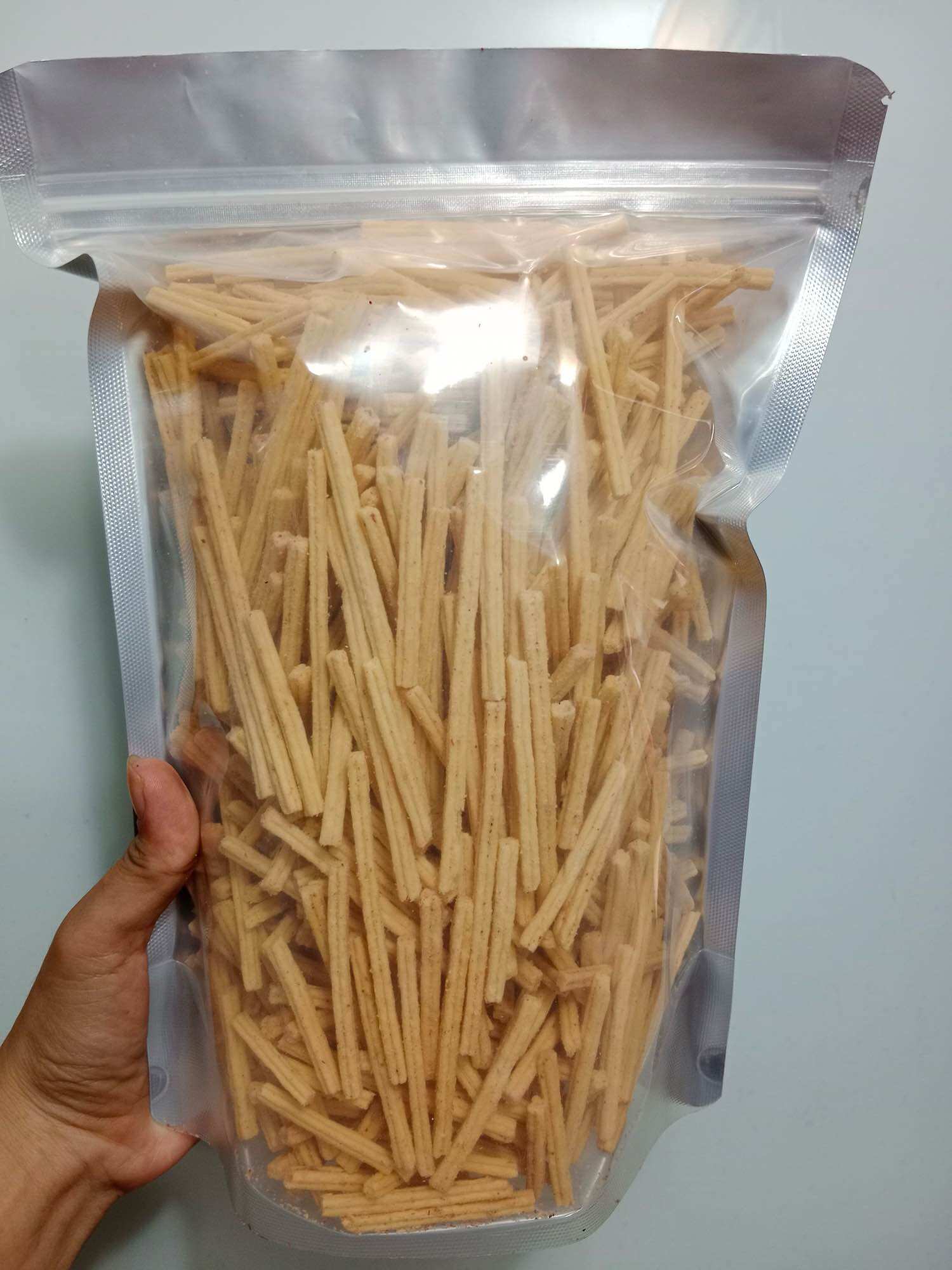500gr bim bim que hương ngó sen (Túi zip)