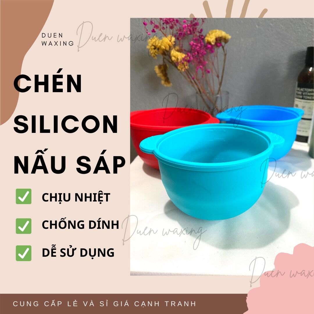 Chén Silicon Nấu Sáp Wax