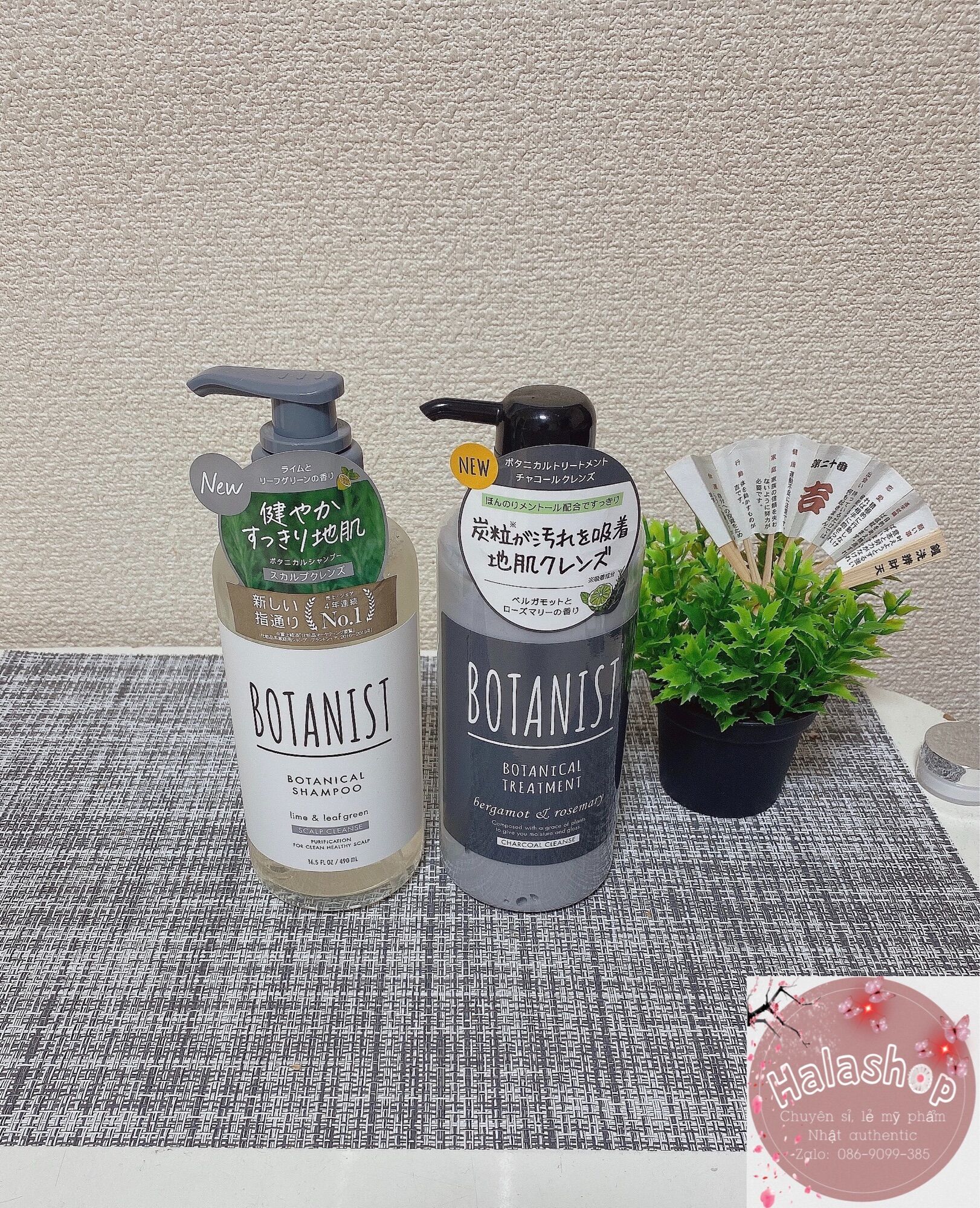Set dầu gội- xả Botanist 490ml