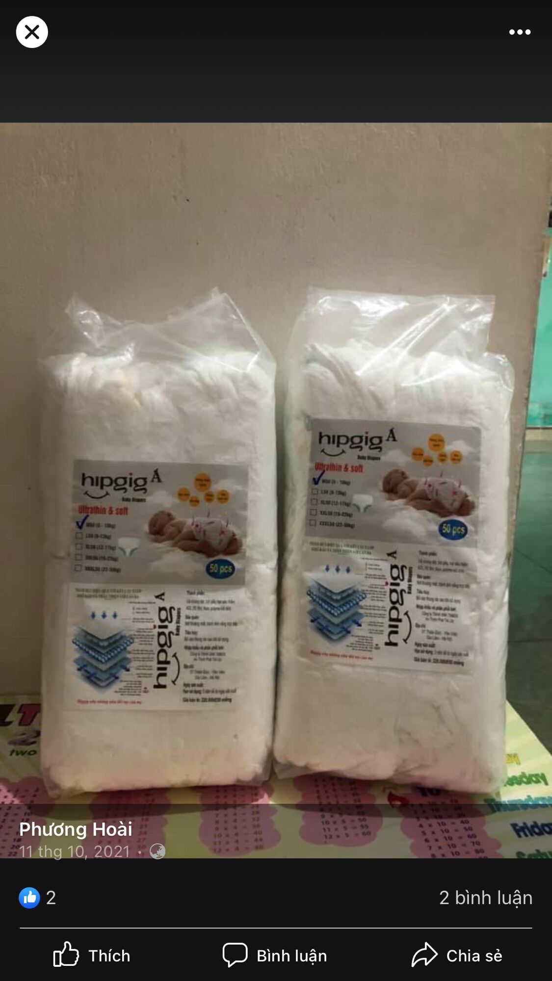 Combo 100 miếng bỉm quần hipgigi đủ size
