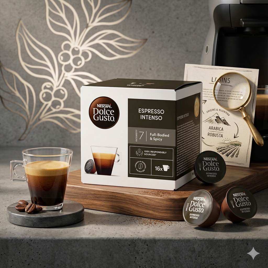 Hộp 16 viên nén nescafe dolce gusto vị espresso intenso