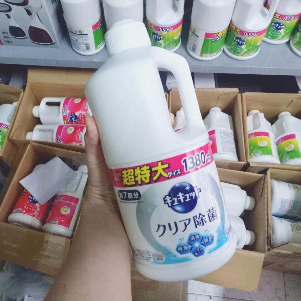 Nước rửa bát Kao Nhật 1380ml đậm đặc