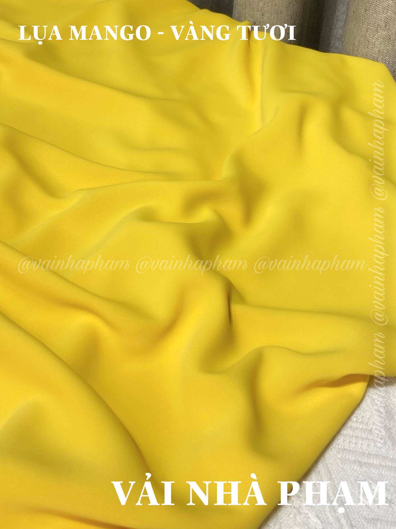 VẢI LỤA MANGO MÀU-KHỔ 1.5M-VẢI NHÀ PHẠM
