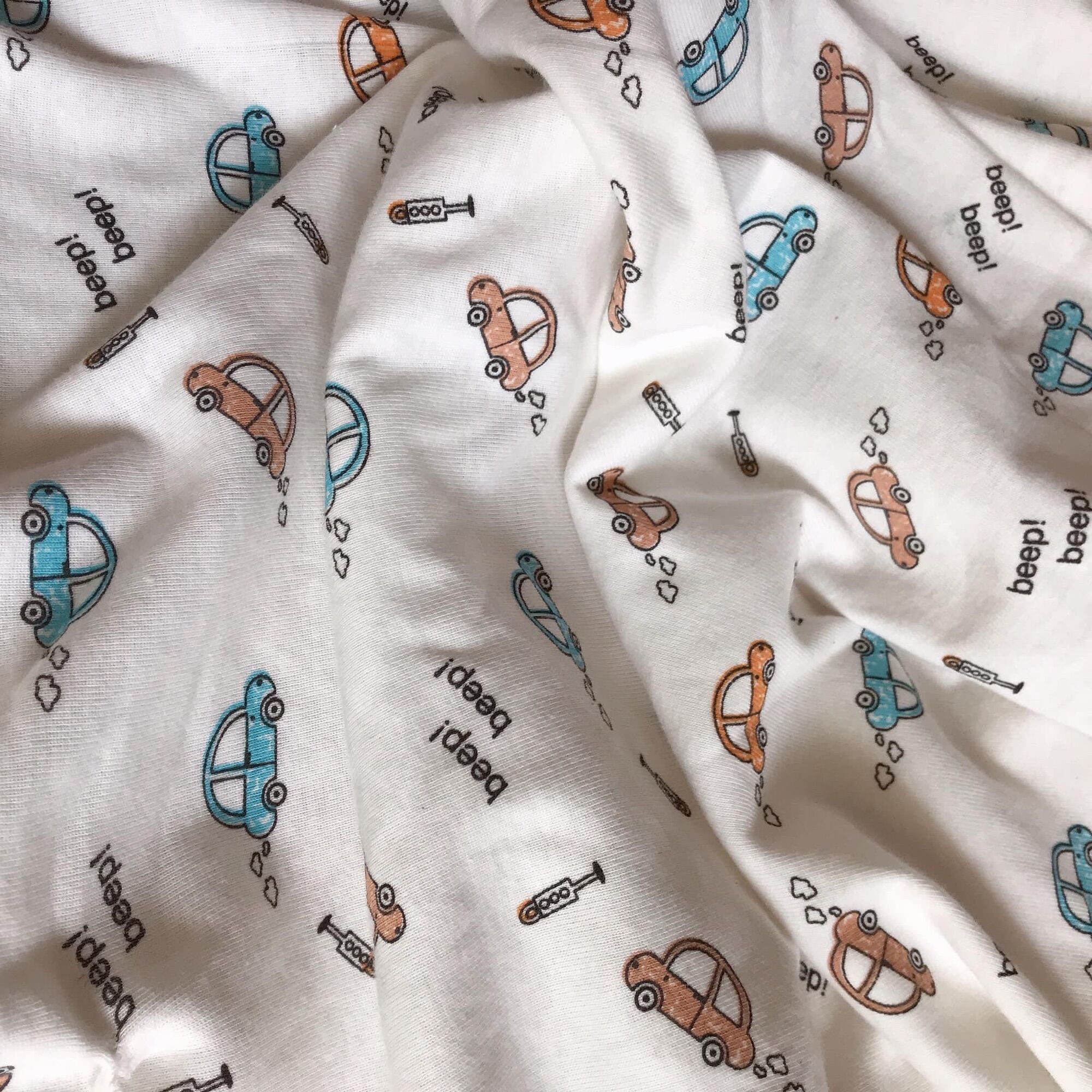 Vải cotton Hàn Quốc may đồ cho bé