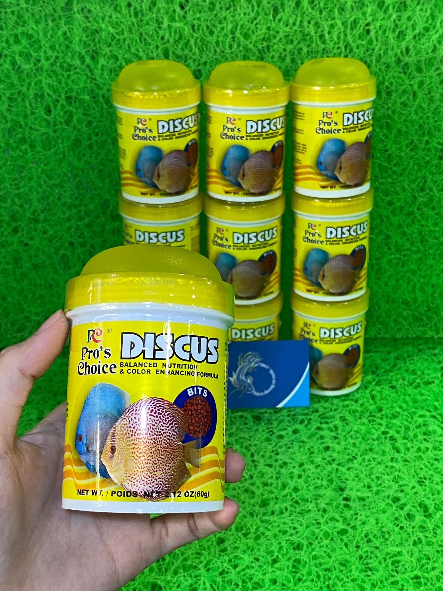 Thức Ăn Cho Cá Dĩa DISCUS Dạng Hạt - Hủ 60gram