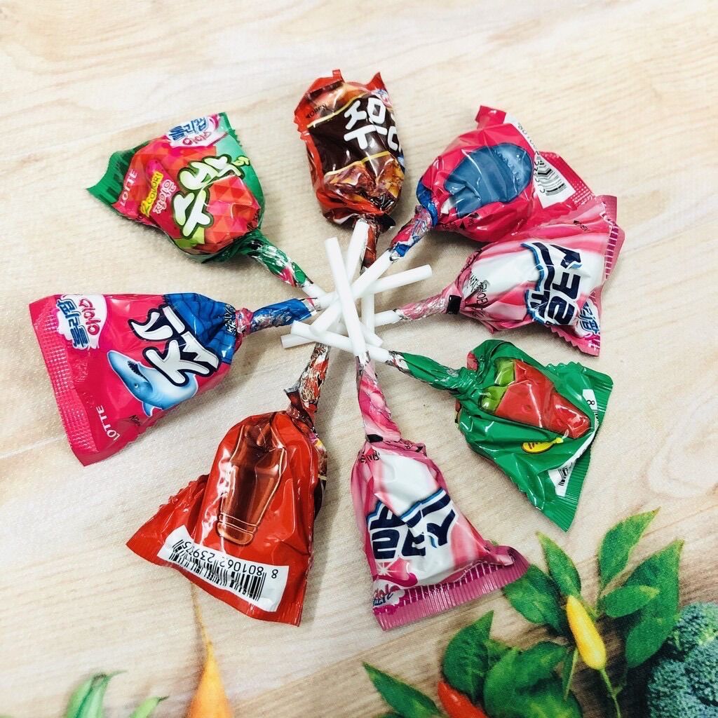 [Lẻ 1 chiếc] Kẹo que mút Lotte Hàn Quốc