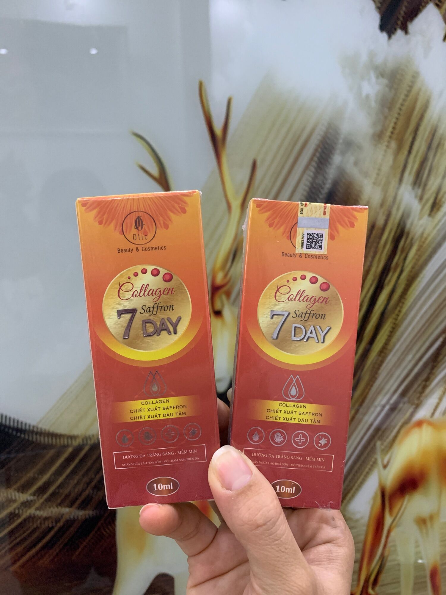 Huyết Thanh Truyền Trắng Olic 7Day collagen saffron chính hãng cty bao check sms gởi tđ 7039