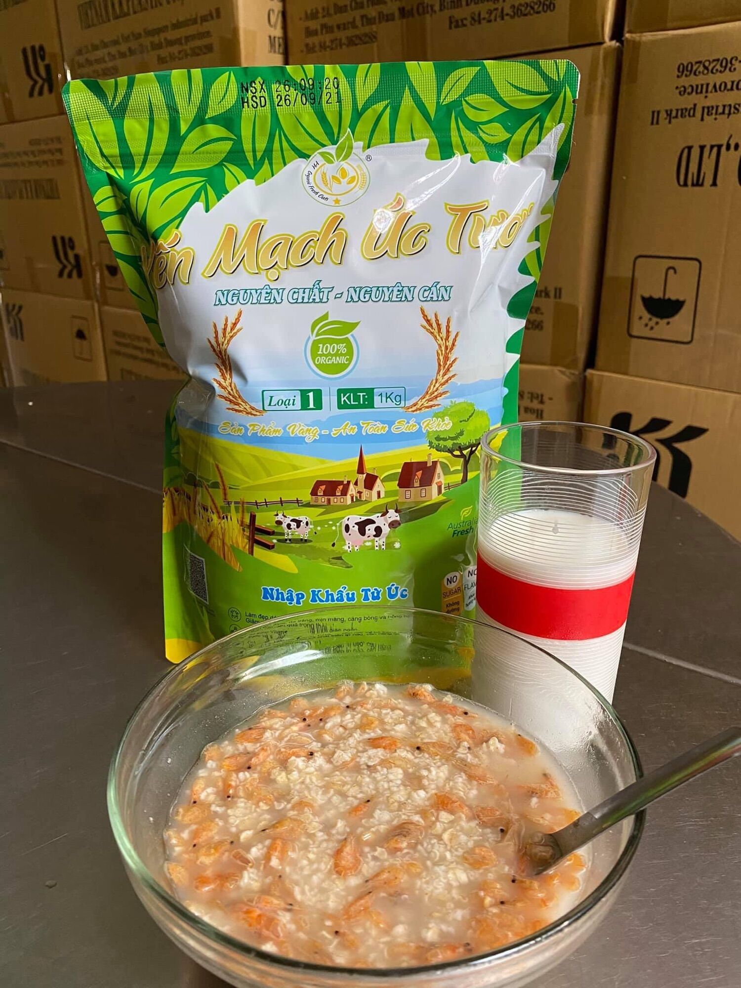 Yến mạch Úc tươi