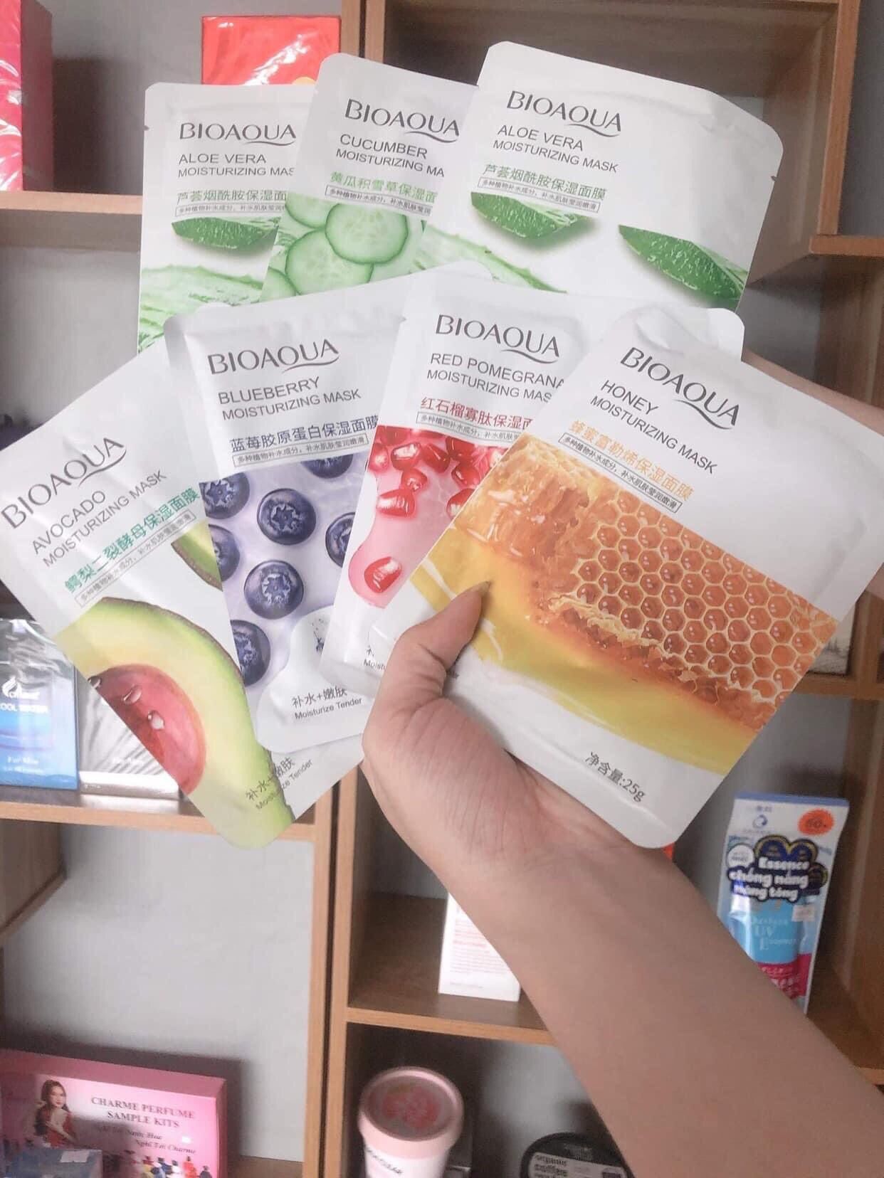 Combo 4 mặt nạ trái cây bioaqua