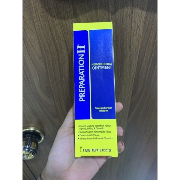 Kem bôi t.rĩ Preparation H Hemorrhoidal Ointment 57g tuýp