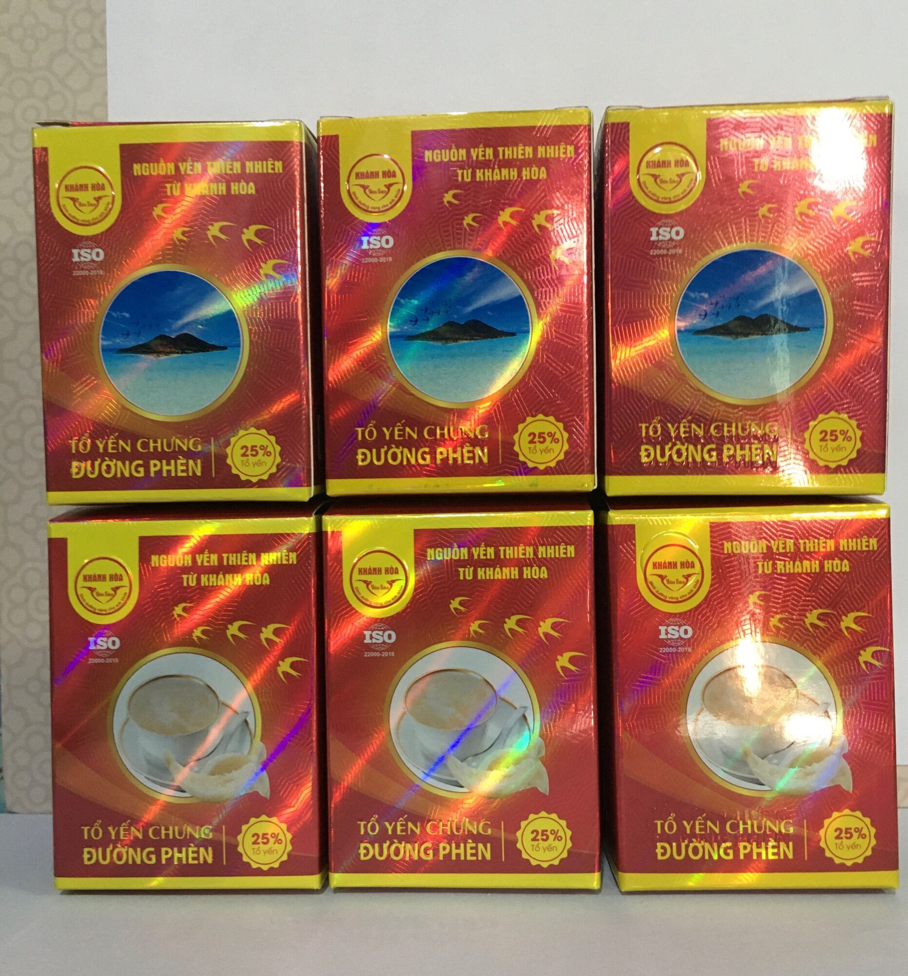 Yến sào khánh hoà đường phèn 25%.