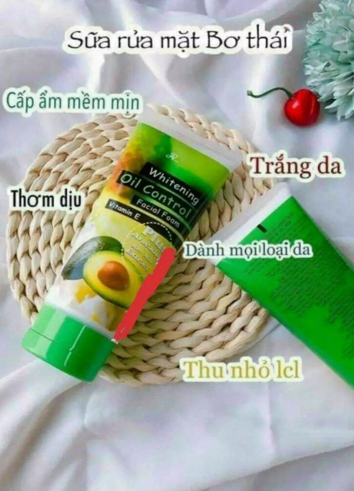 kem rửa mặt bơ thái lan